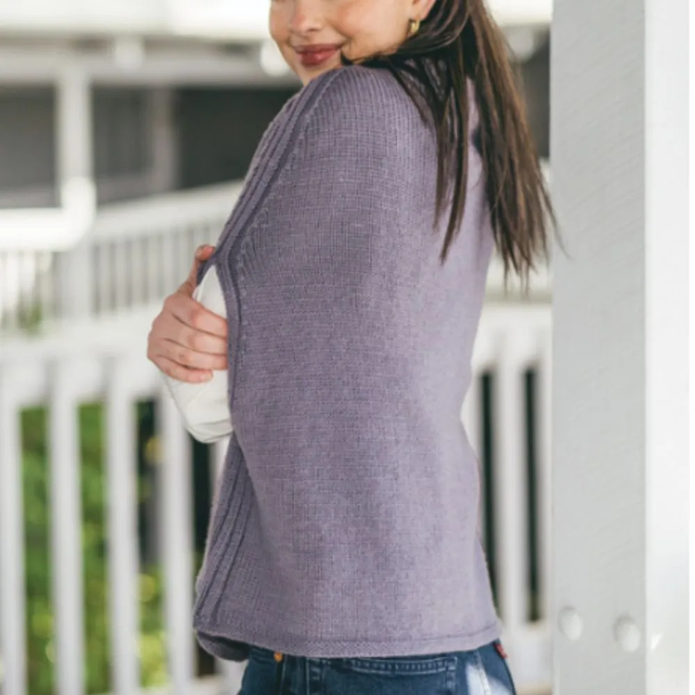 Merino Poncho Knitting Pattern (CRU2104)
