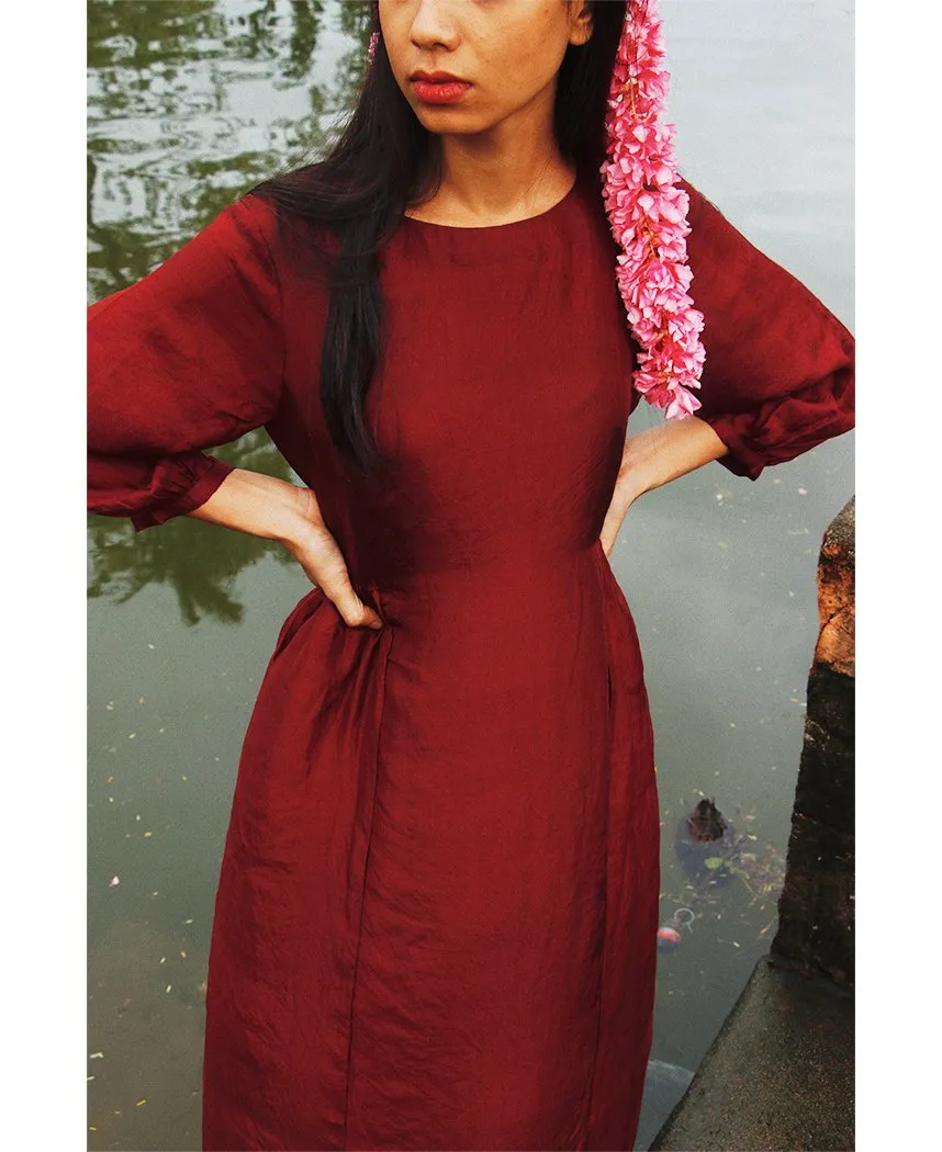 Merlot Flare Dress
