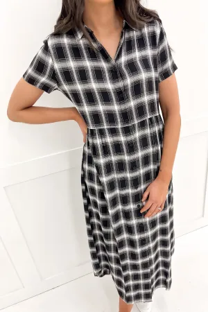 Miami Check Midi Dress Check
