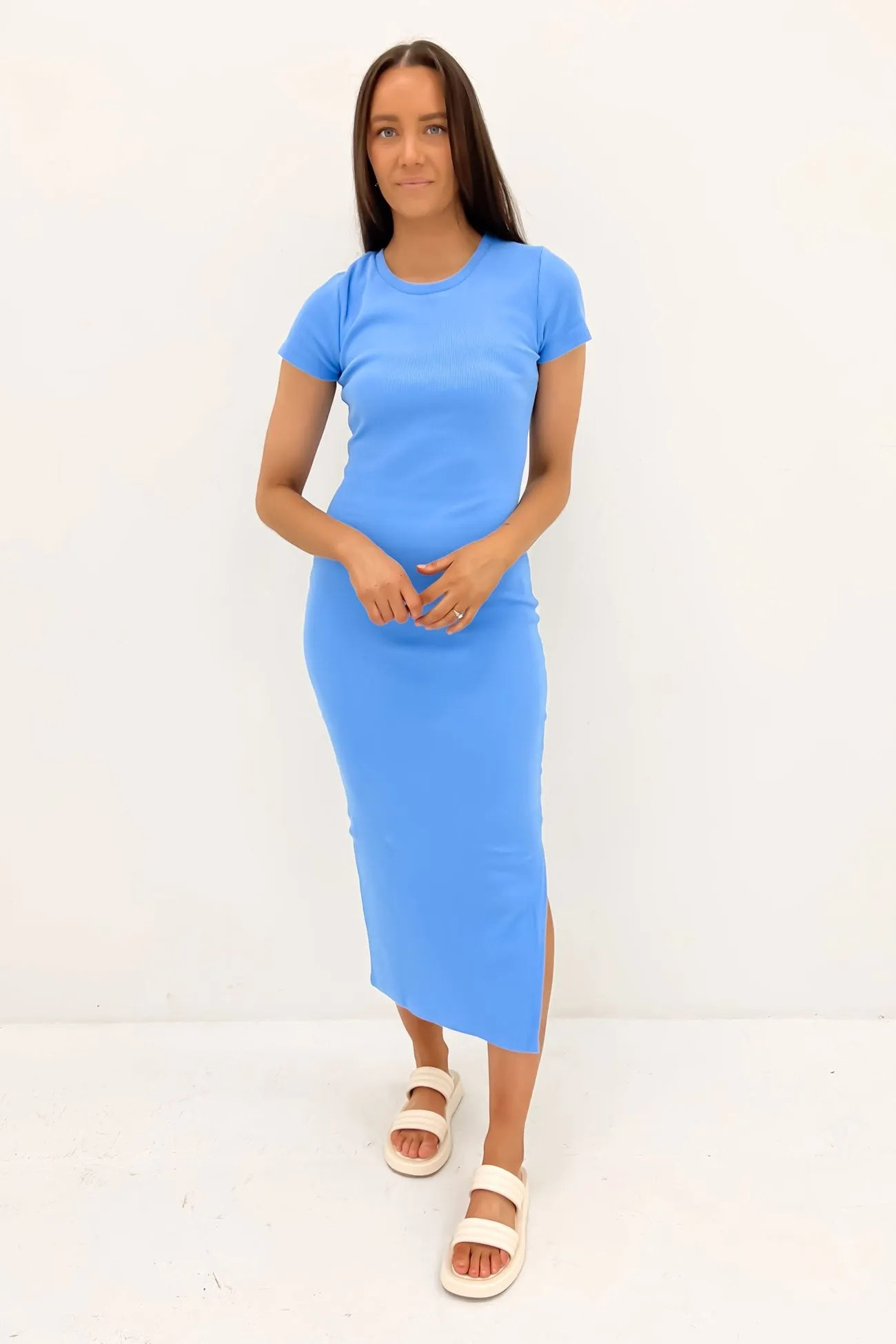 Mika Midi Dress Dark Blue