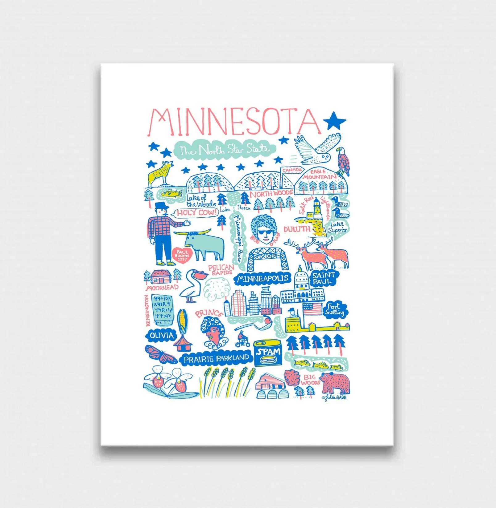 Minnesota Art Print