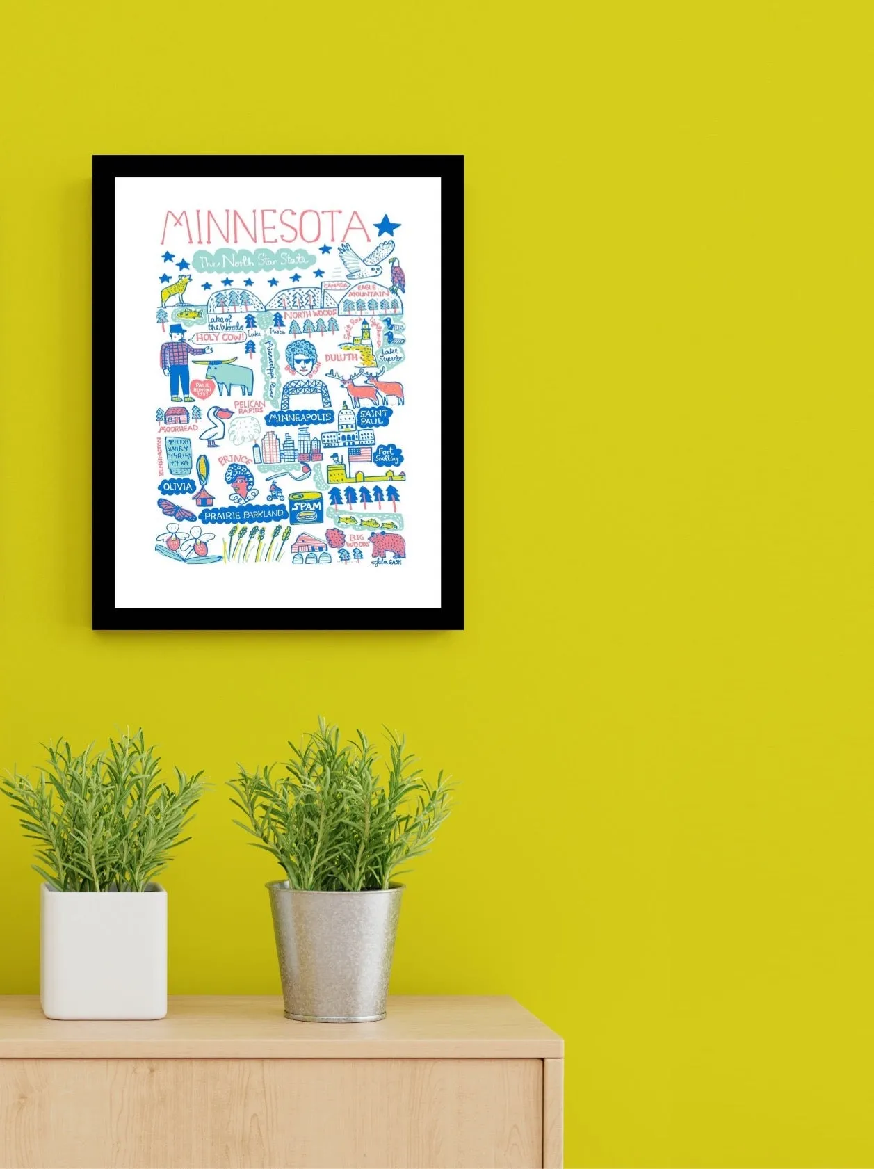 Minnesota Art Print