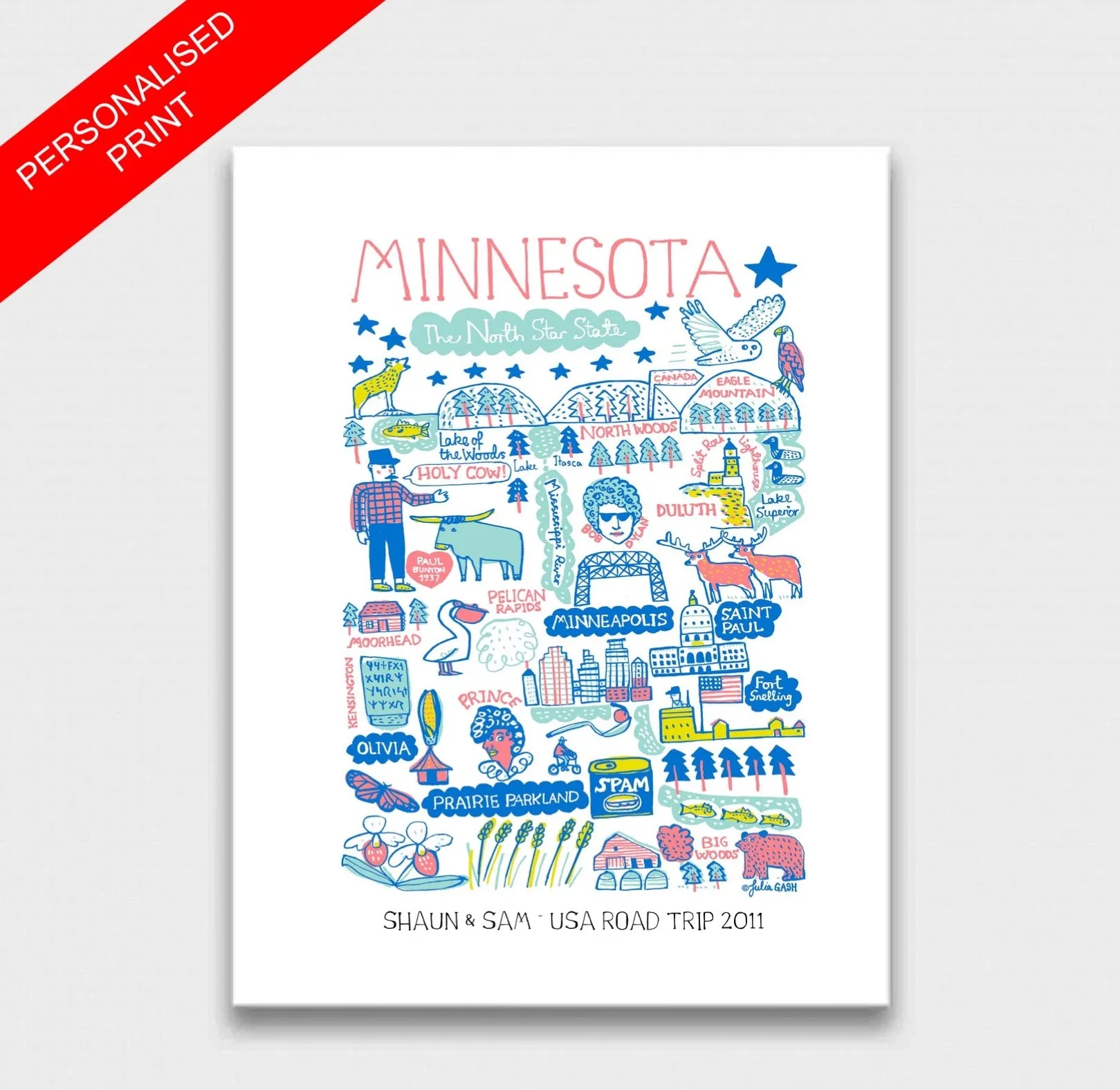 Minnesota Art Print