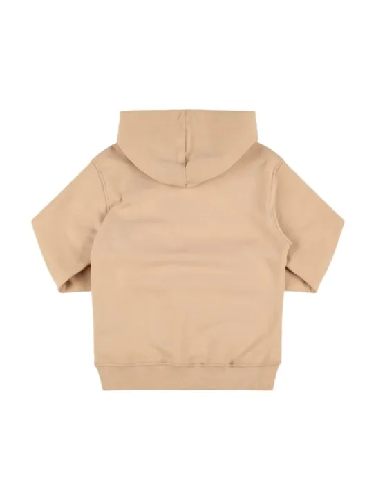 MSGM   Printed cotton sweatshirt hoodie 