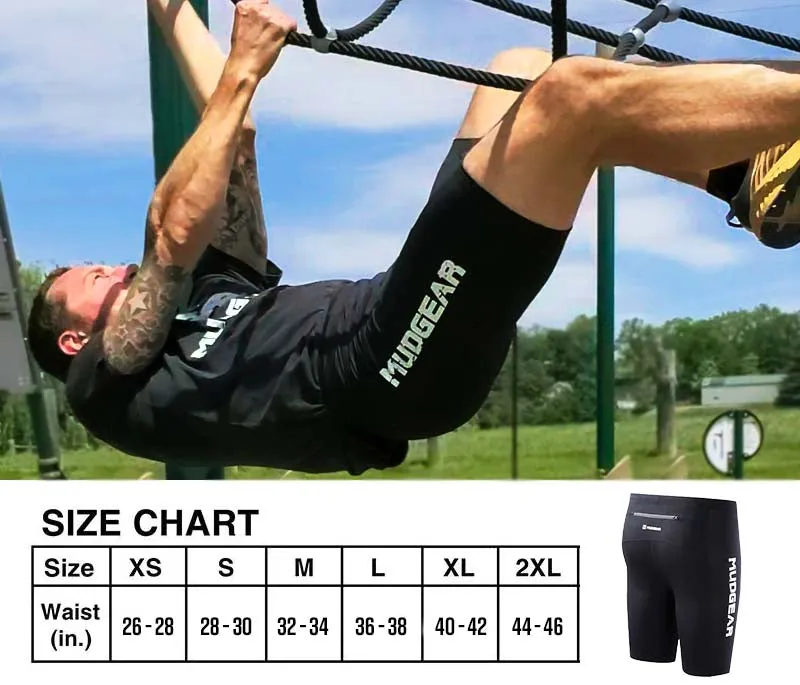 MudGear Men's Elite-Fit Compression Shorts