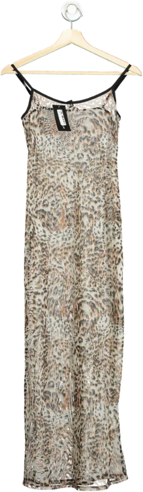 New Look Animal Print Slip Dress UK 10