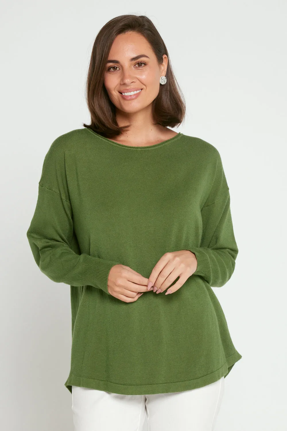 Nola Knit Jumper - Green