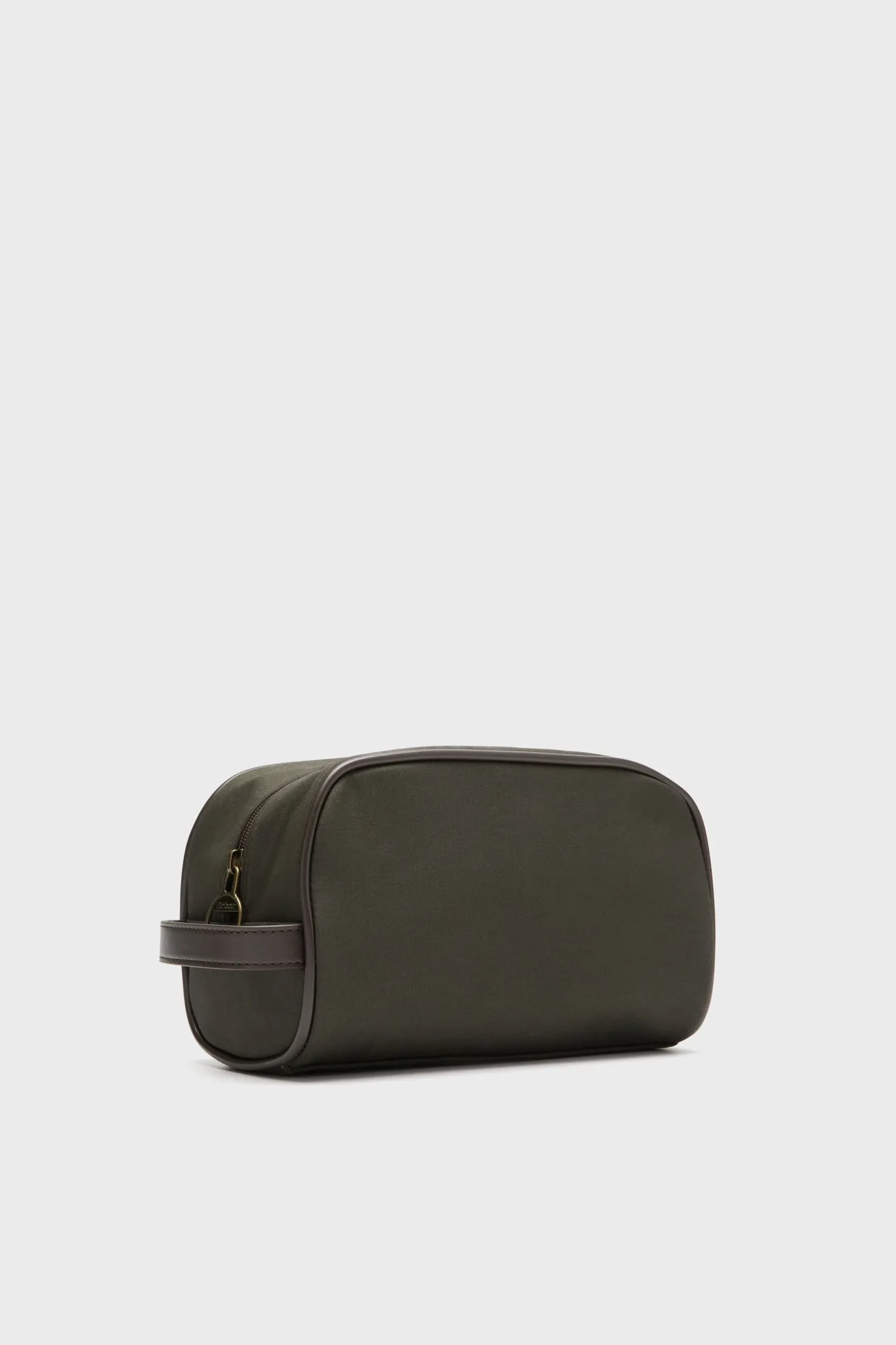 Olive Wax Washbag