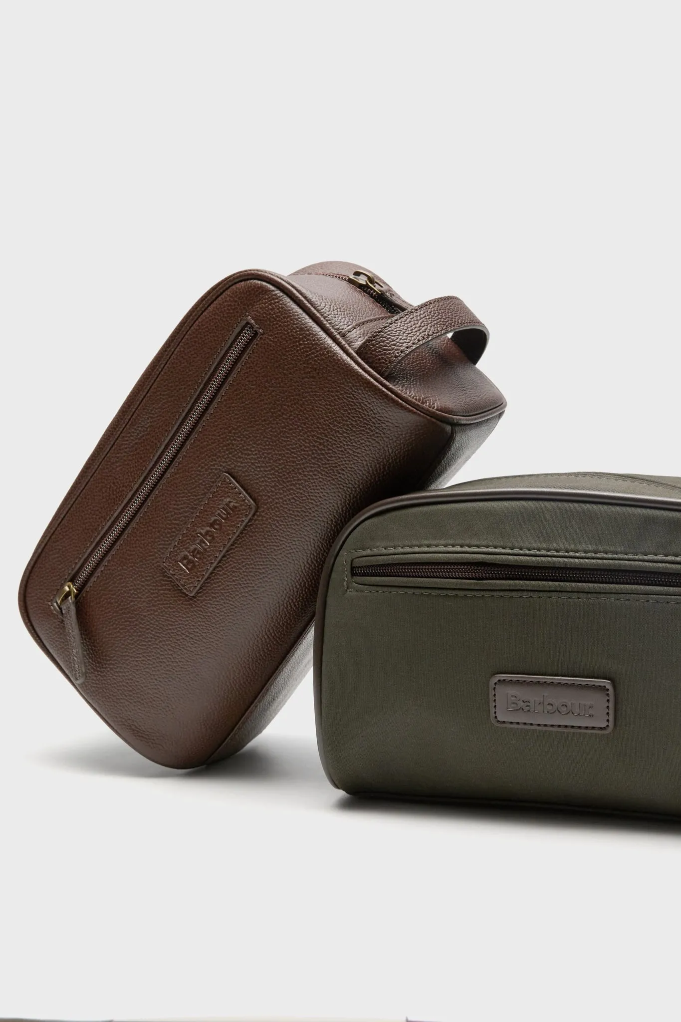 Olive Wax Washbag