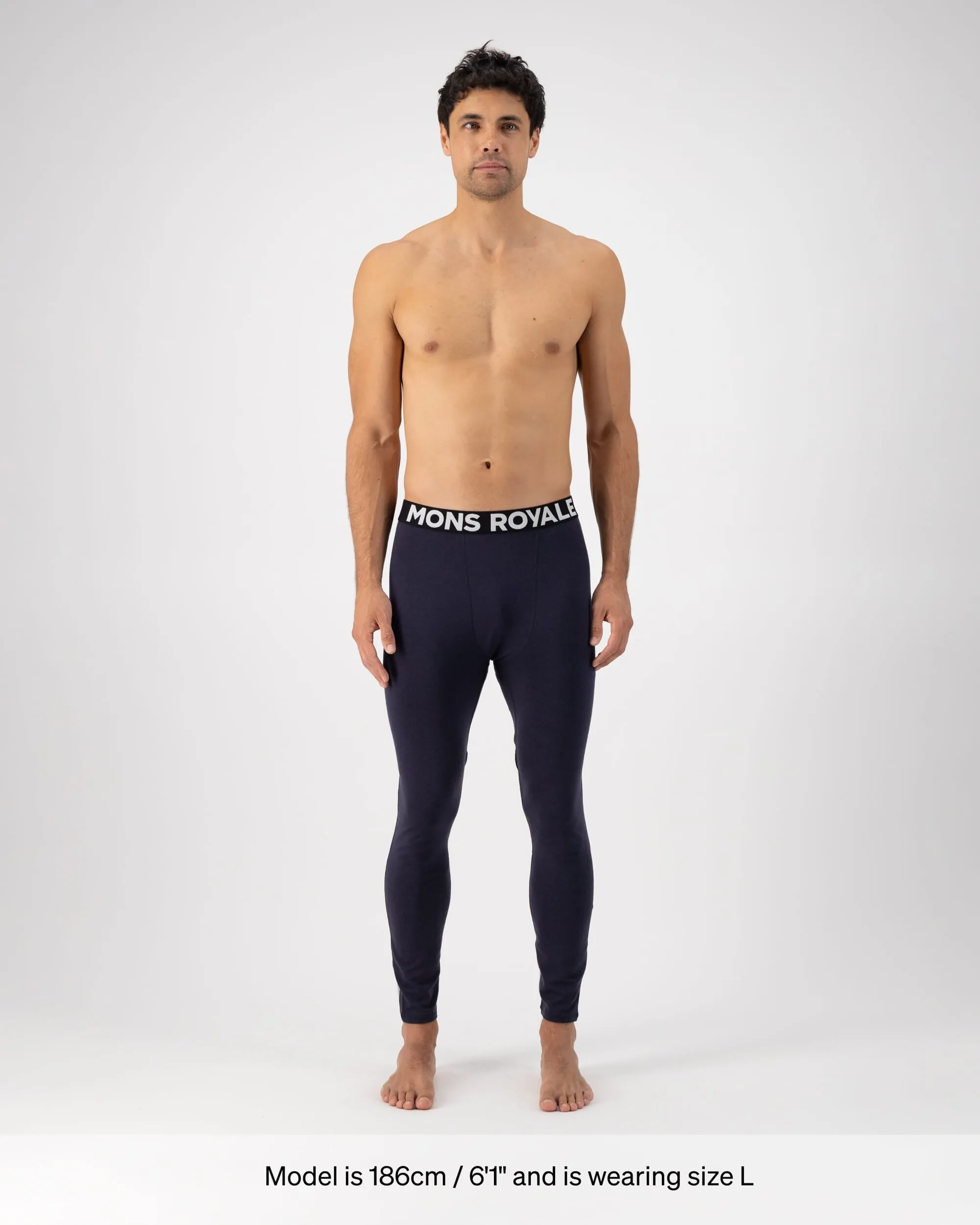 Olympus Merino Base Layer Legging - Dew / 9 Iron / Black