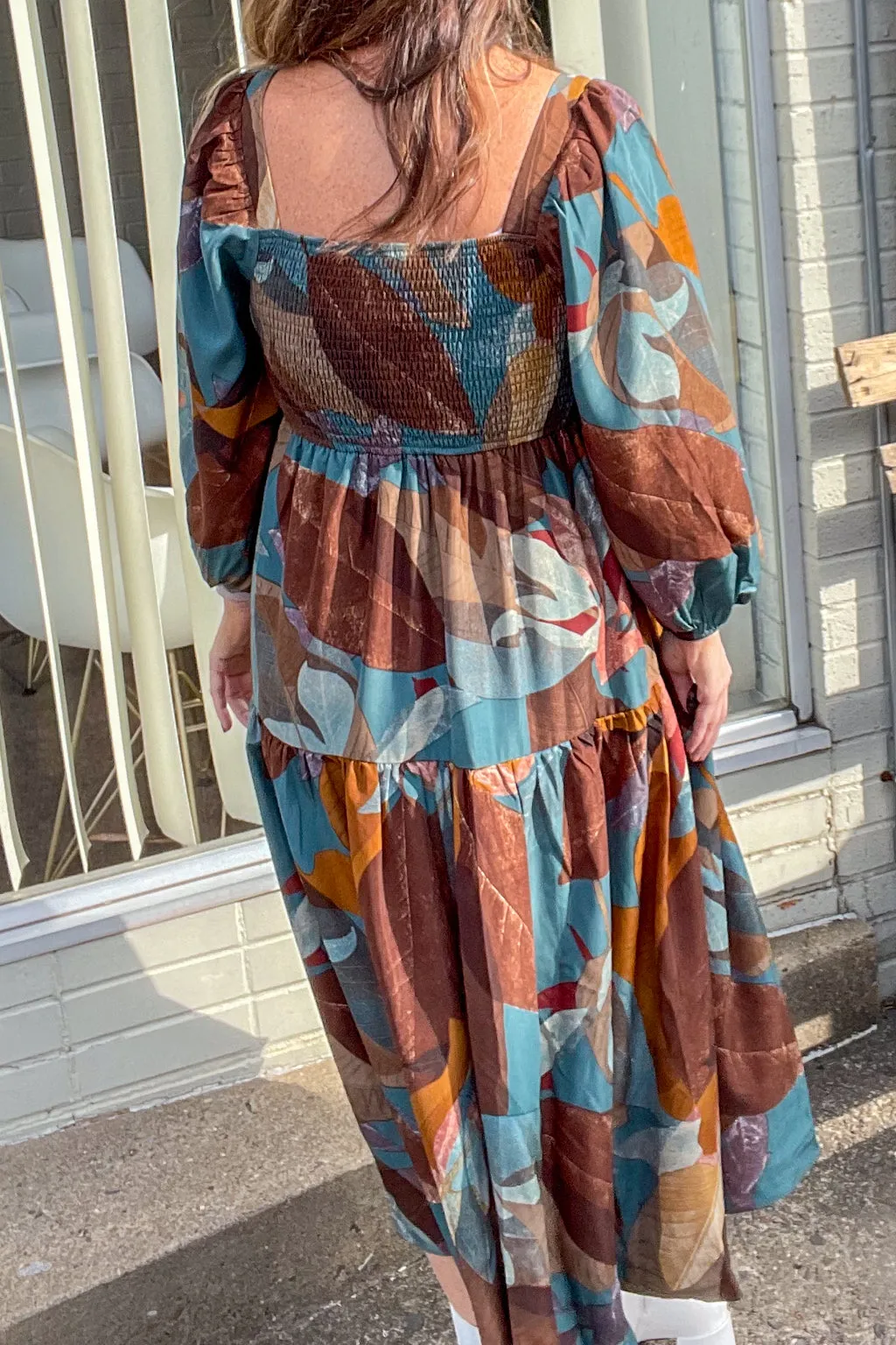 One In A Million Midi Dress-Teal