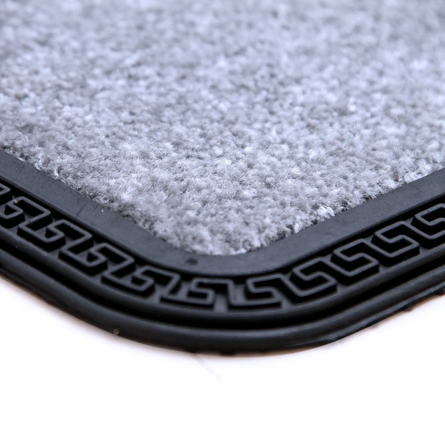 OnlyMat Grandkids Spoiled Here Funny Design QuickDry Bath Mat (Silver Colour, Soft Polypropylene Rubber, 45 Cm X 75 Cm)