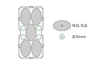 OVAL E90.5 25.4 | Medium Layout Layer