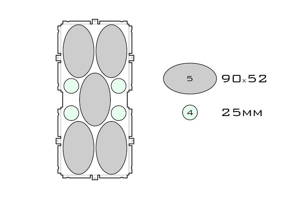 OVAL E90.5 25.4 | Medium Layout Layer
