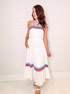 Patriotic Princess Midi Dress