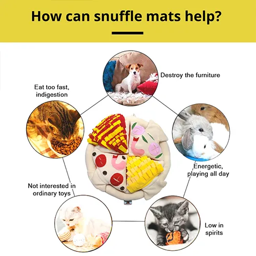 Pawz N Dogz Snuffle Mat - Sauce & Cheese Pizza - Level 2