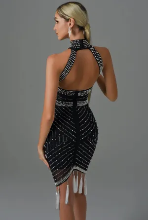 PEROLA PEARL DETAILED DRESS