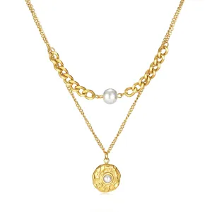 Personality Two layer Pendant Necklace
