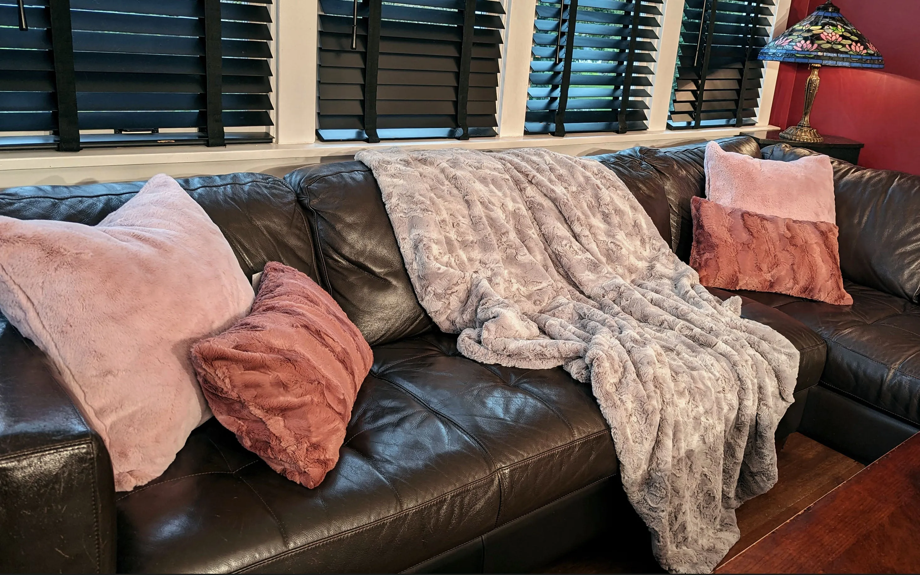 Pillow Shams - Frosted Faux Furs