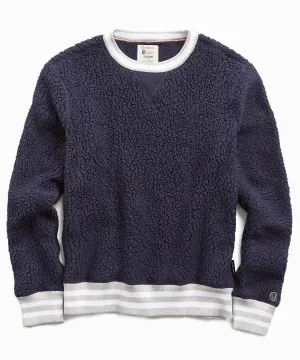 Polartec Crew in Bright Navy