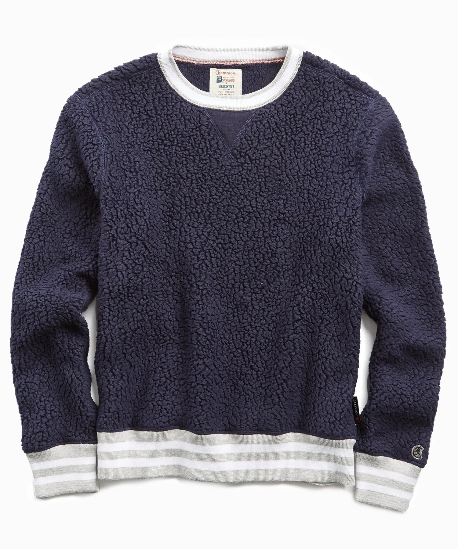 Polartec Crew in Bright Navy