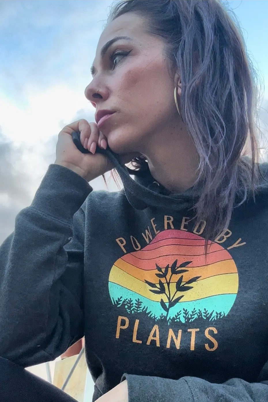 Powered By Plants Unisex Premium Hoodie