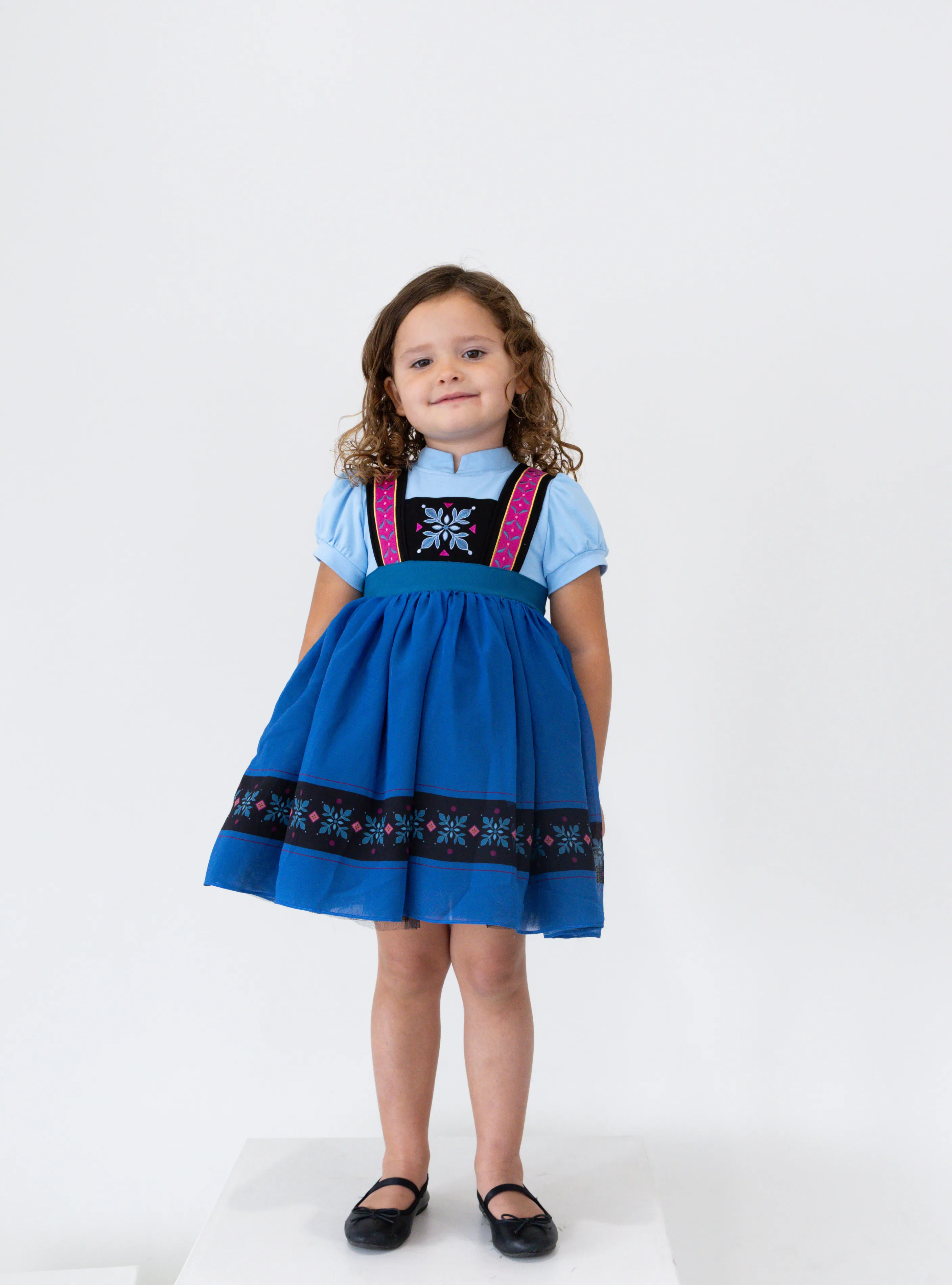 PREORDER - Blue Snowy Sister Dress