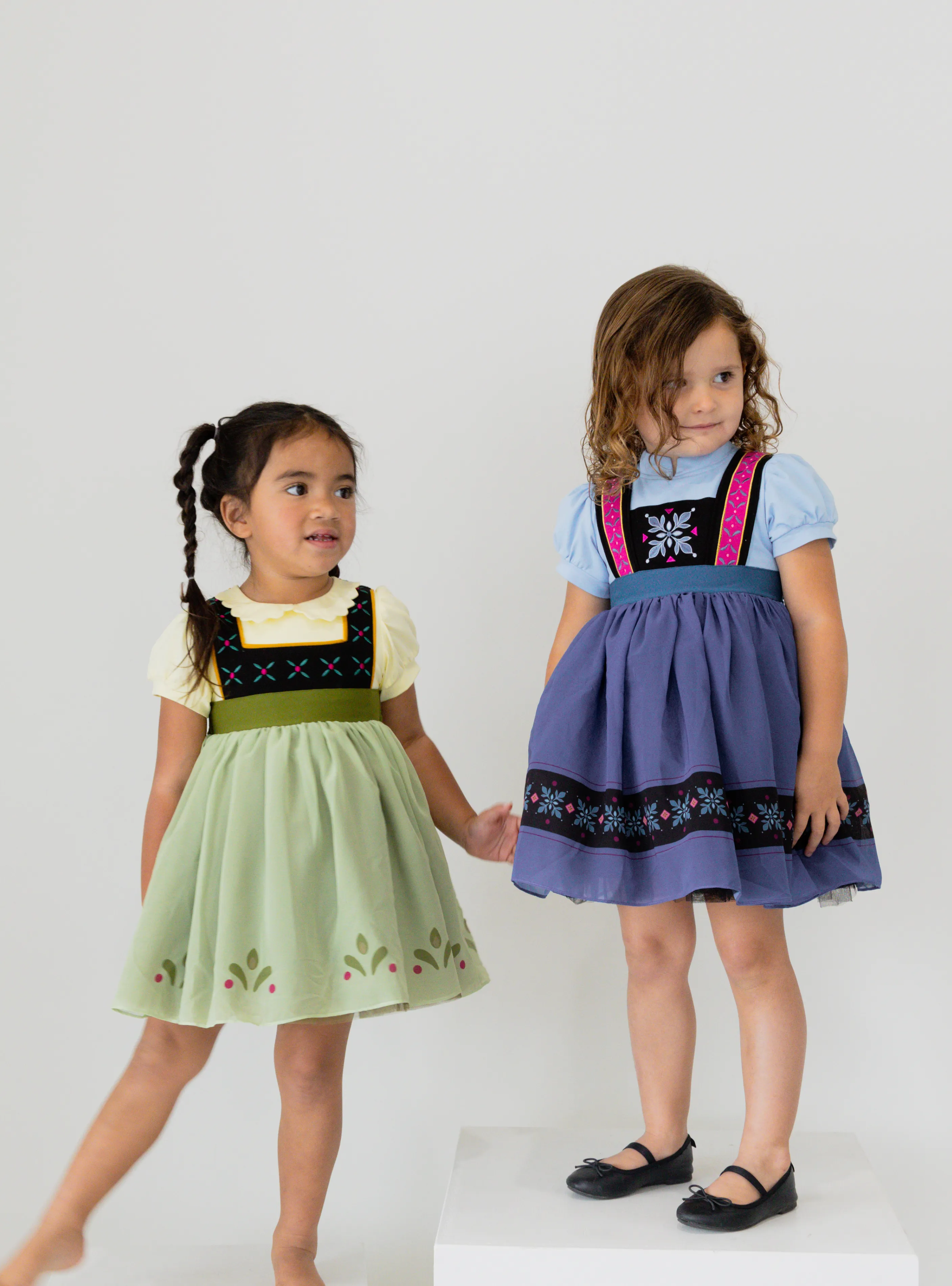 PREORDER - Blue Snowy Sister Dress