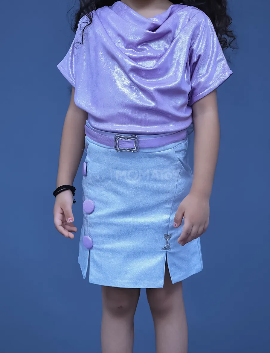 Purple Midi For Girl