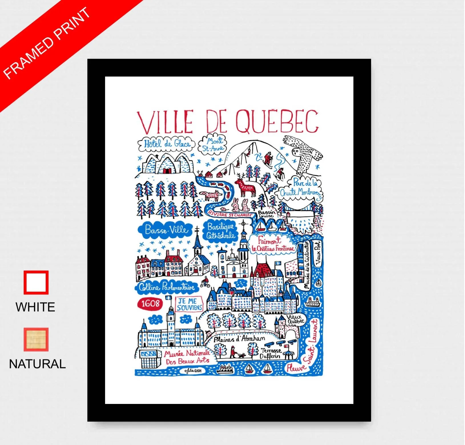 Quebec Art Print