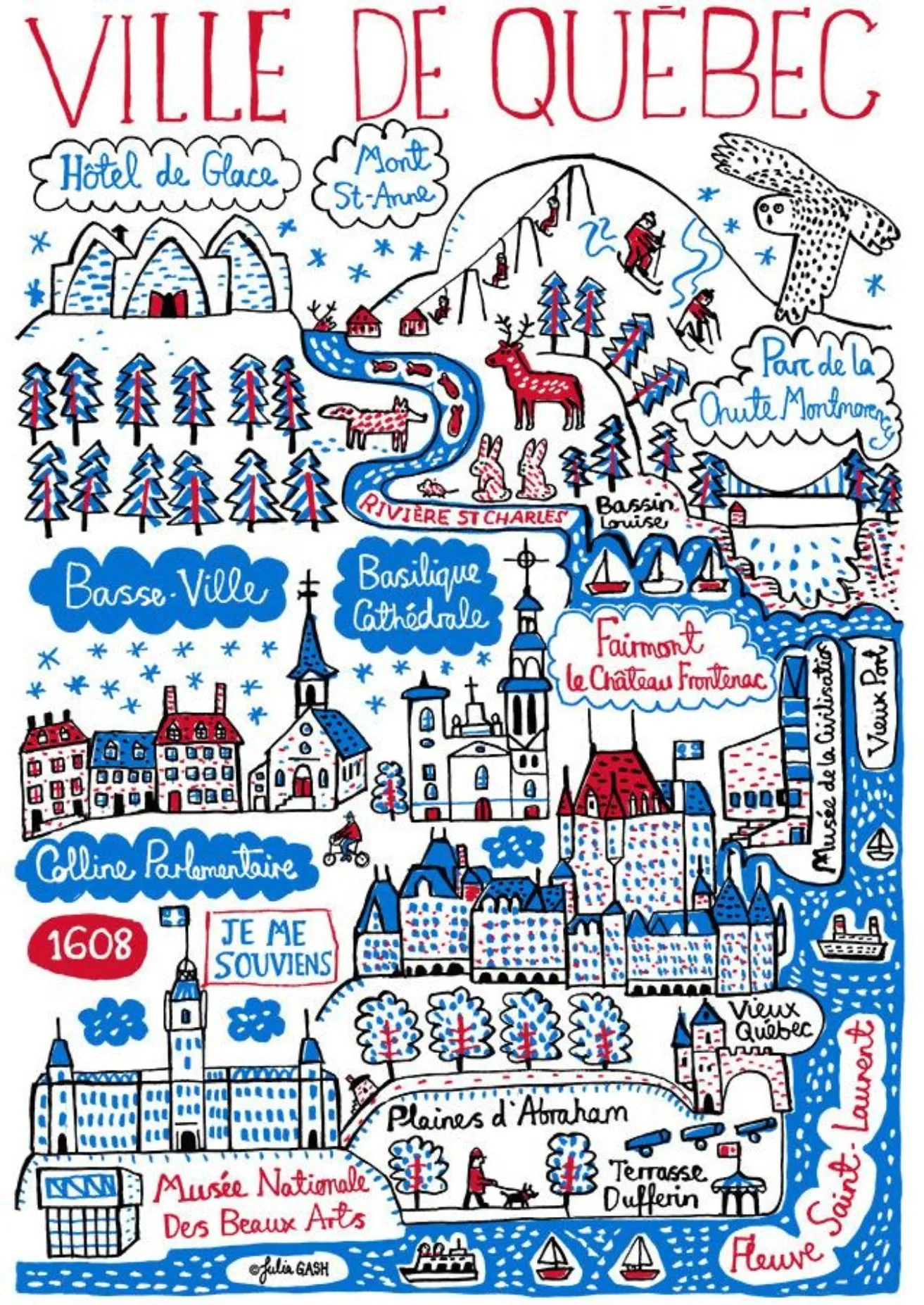 Quebec Art Print