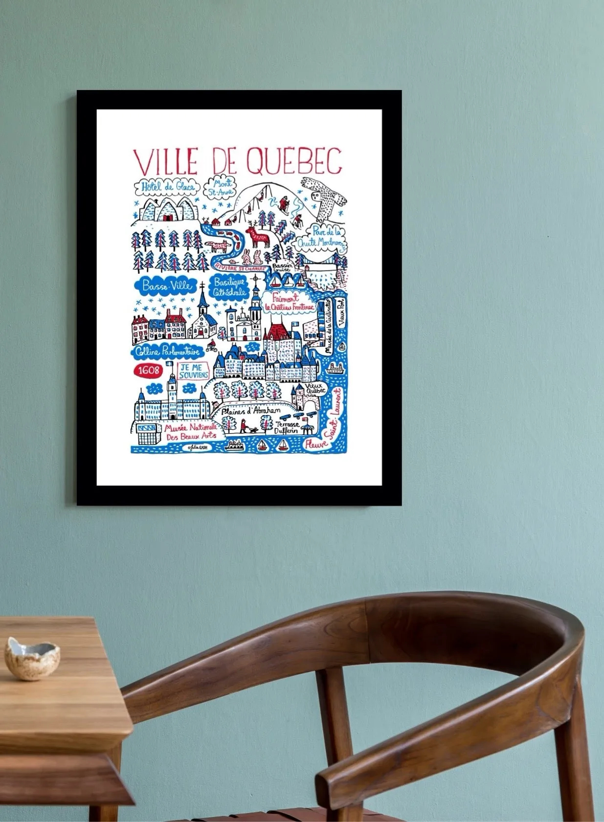 Quebec Art Print