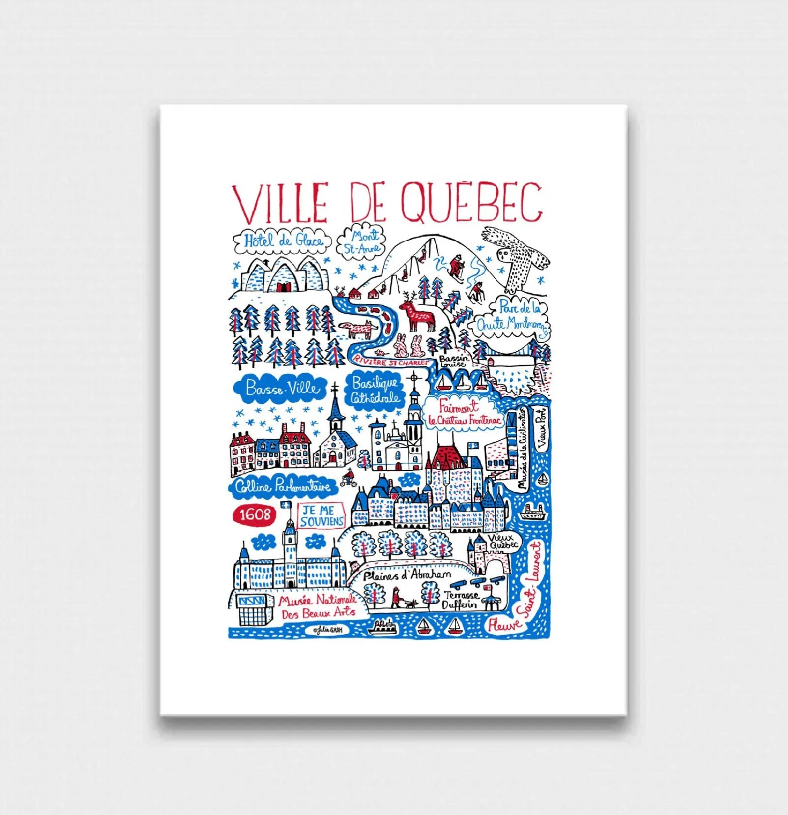 Quebec Art Print