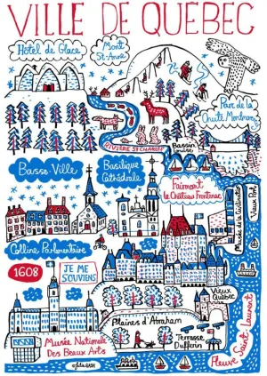 Quebec Art Print