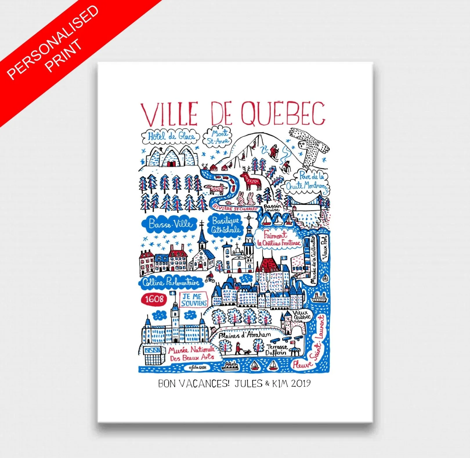 Quebec Art Print