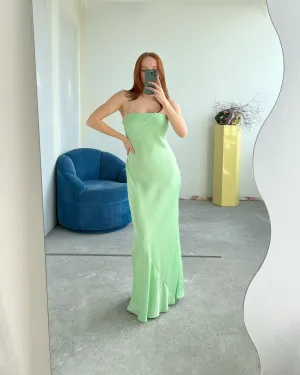 RSR SAMPLE 3197 CUCUMBER SATIN SLIP
