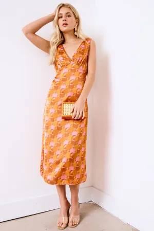 SALE - Riley V Neck Midi Dress