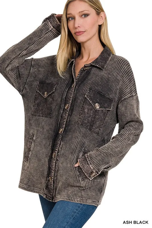 Shacket - "Zenana" Acid Wash