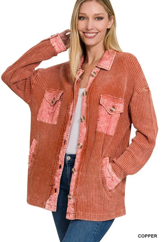 Shacket - "Zenana" Acid Wash