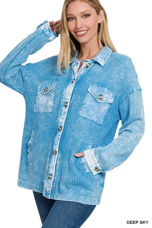 Shacket - "Zenana" Acid Wash