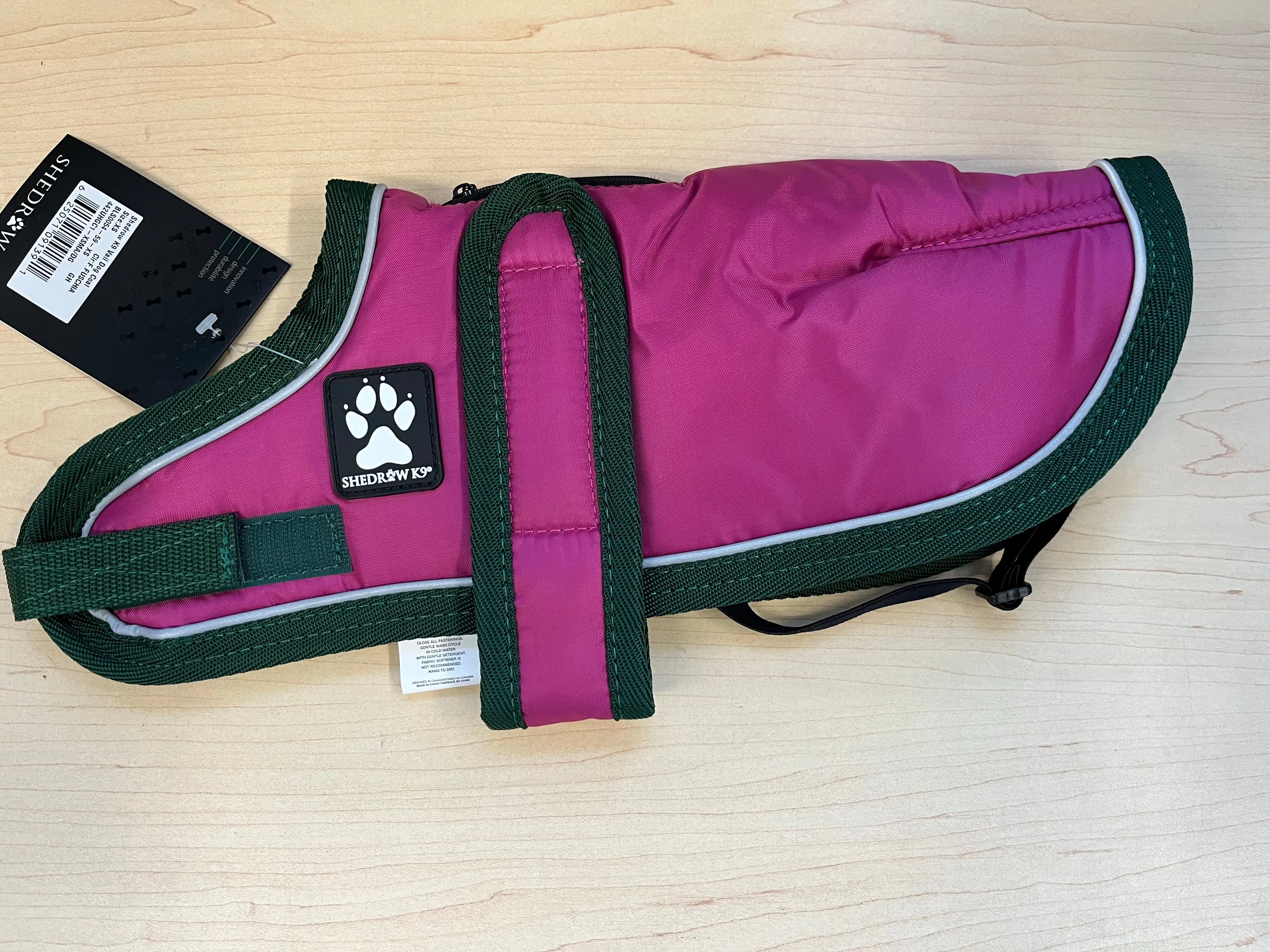 Shedrow K9 Vail Dog Coat Fushia