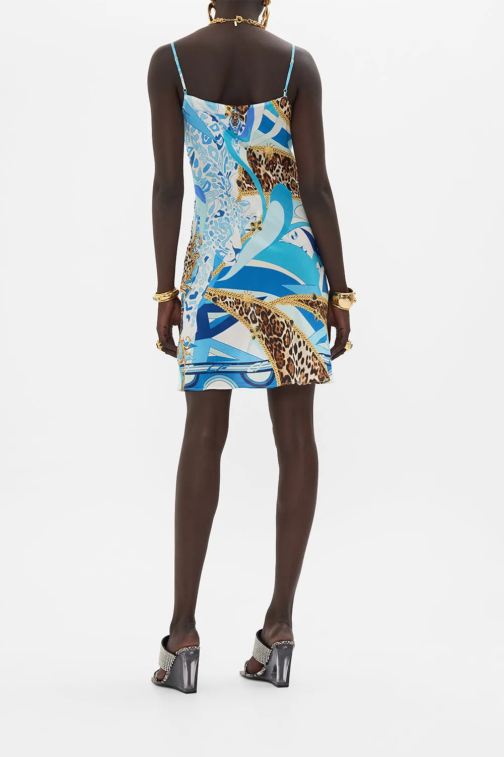 SHORT BIAS SLIP SKY CHEETAH