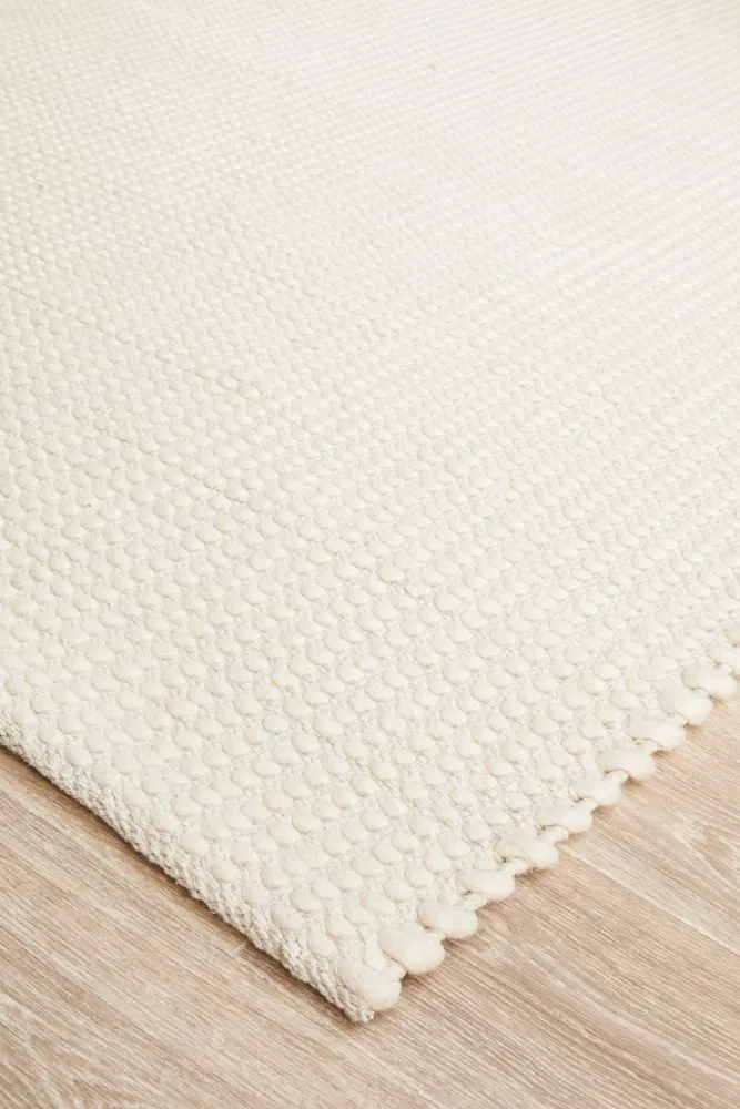 Skandi 300 Rug (White) by Rug Culture