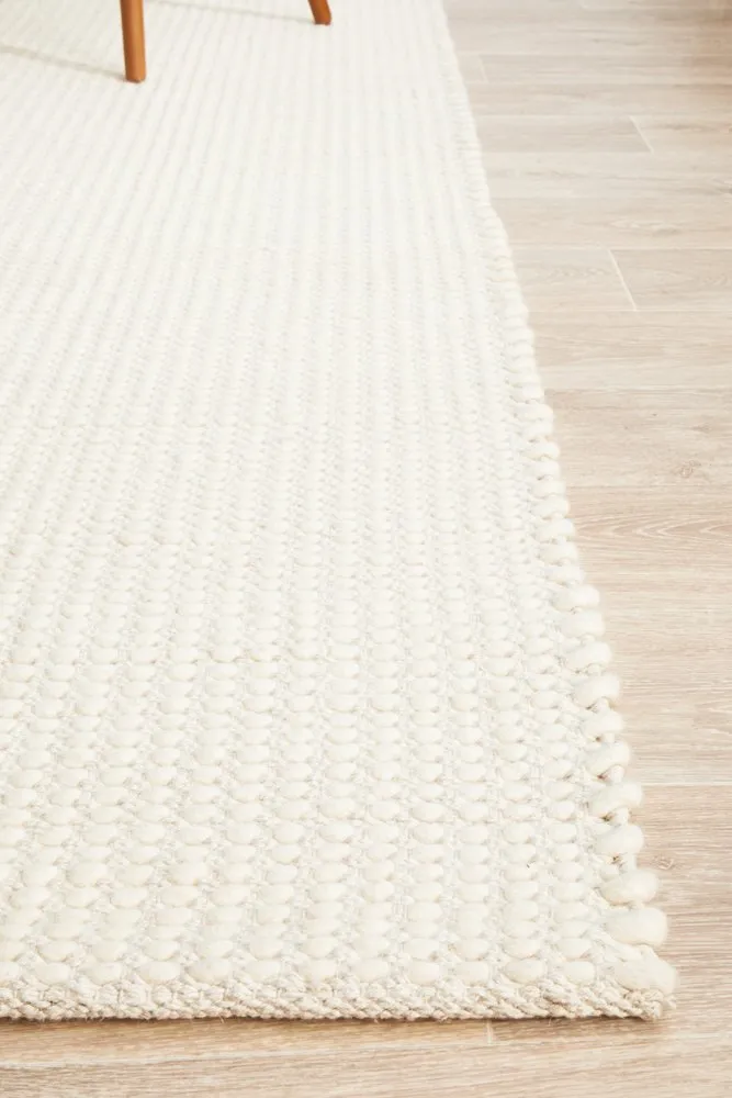 Skandi 300 Rug (White) by Rug Culture