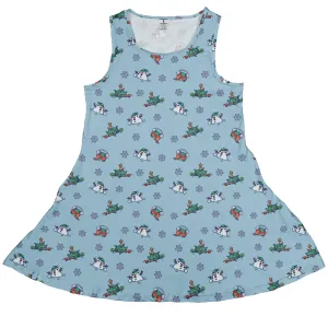 Snowing Frogs Dress
