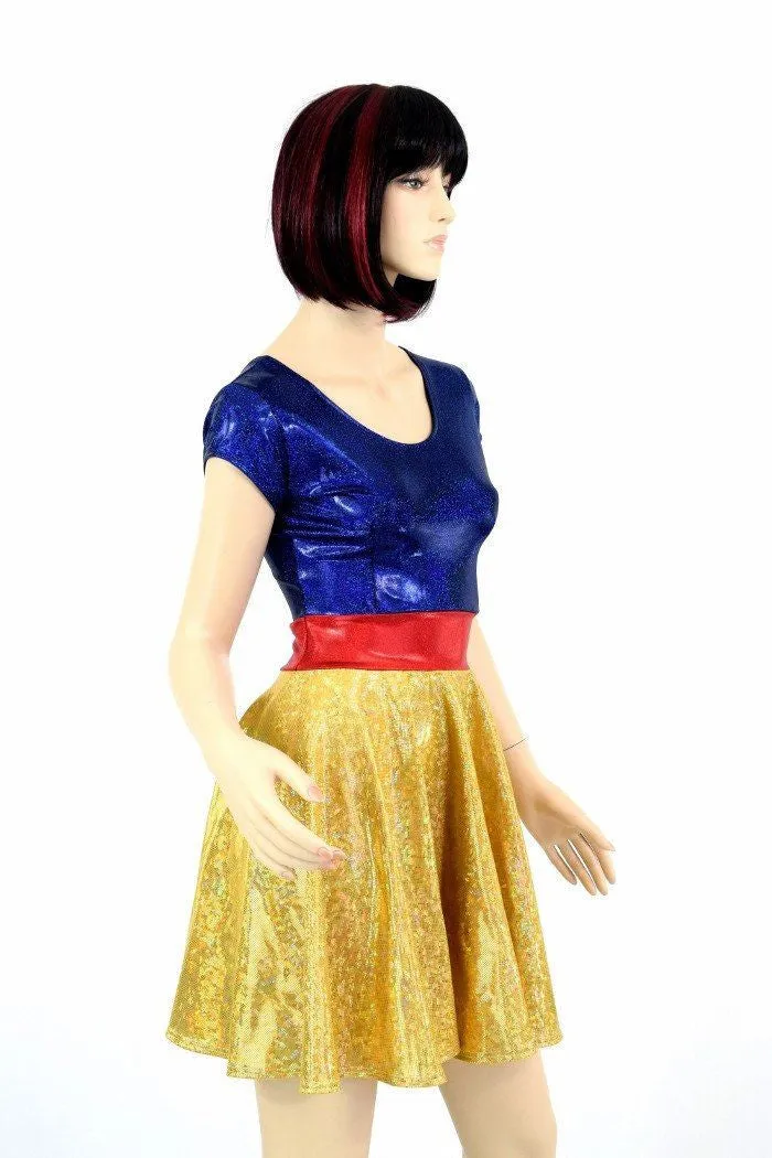Snowy Princess Skater Dress