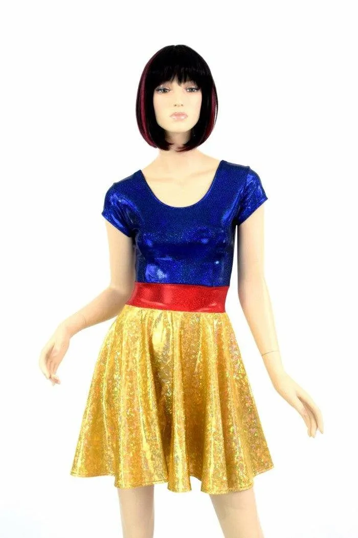 Snowy Princess Skater Dress