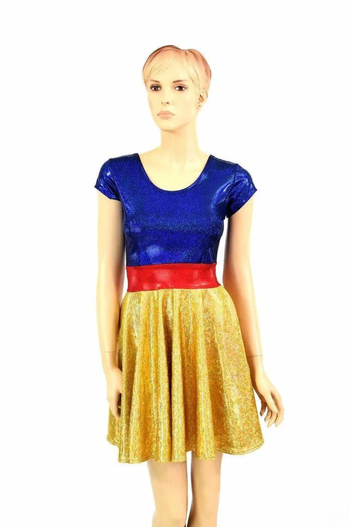 Snowy Princess Skater Dress