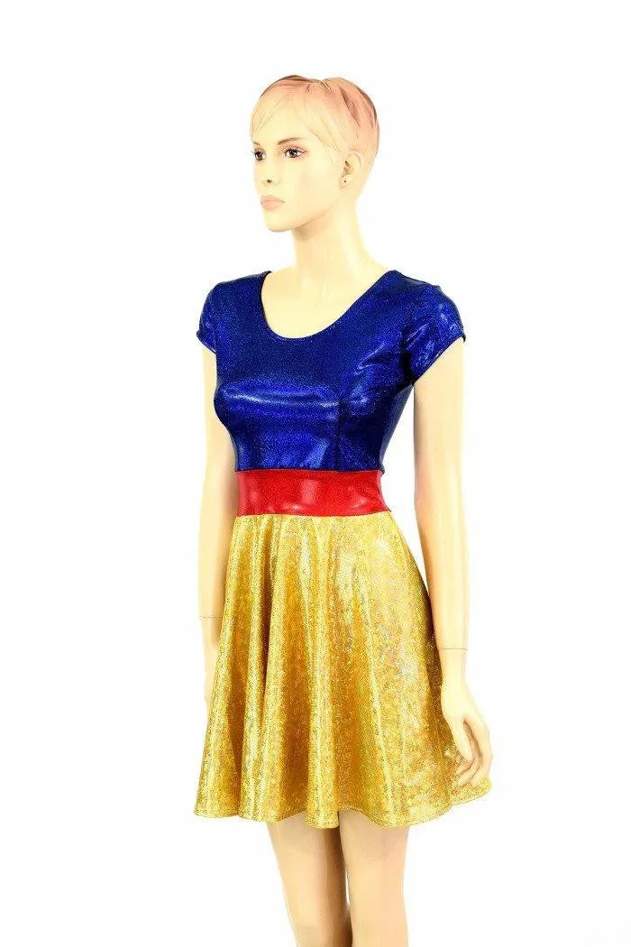 Snowy Princess Skater Dress