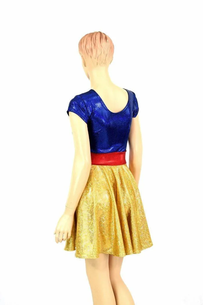 Snowy Princess Skater Dress